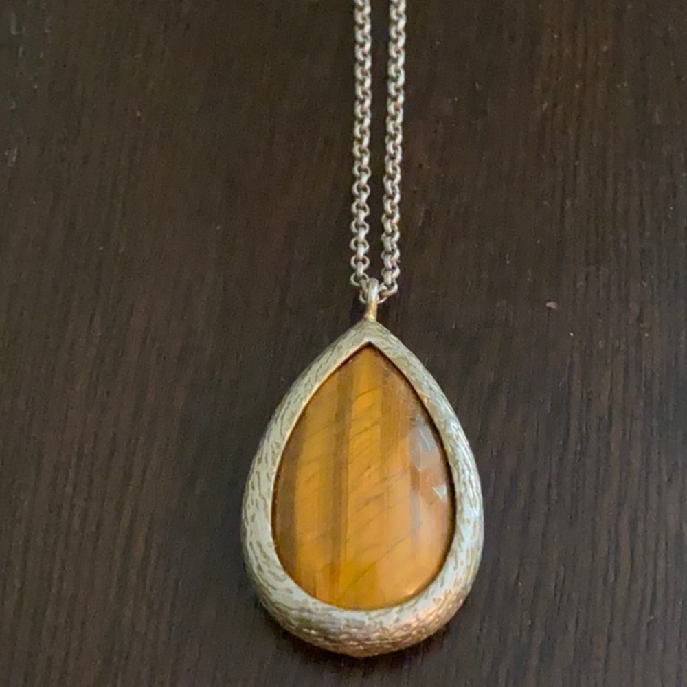 Necklace with stone
